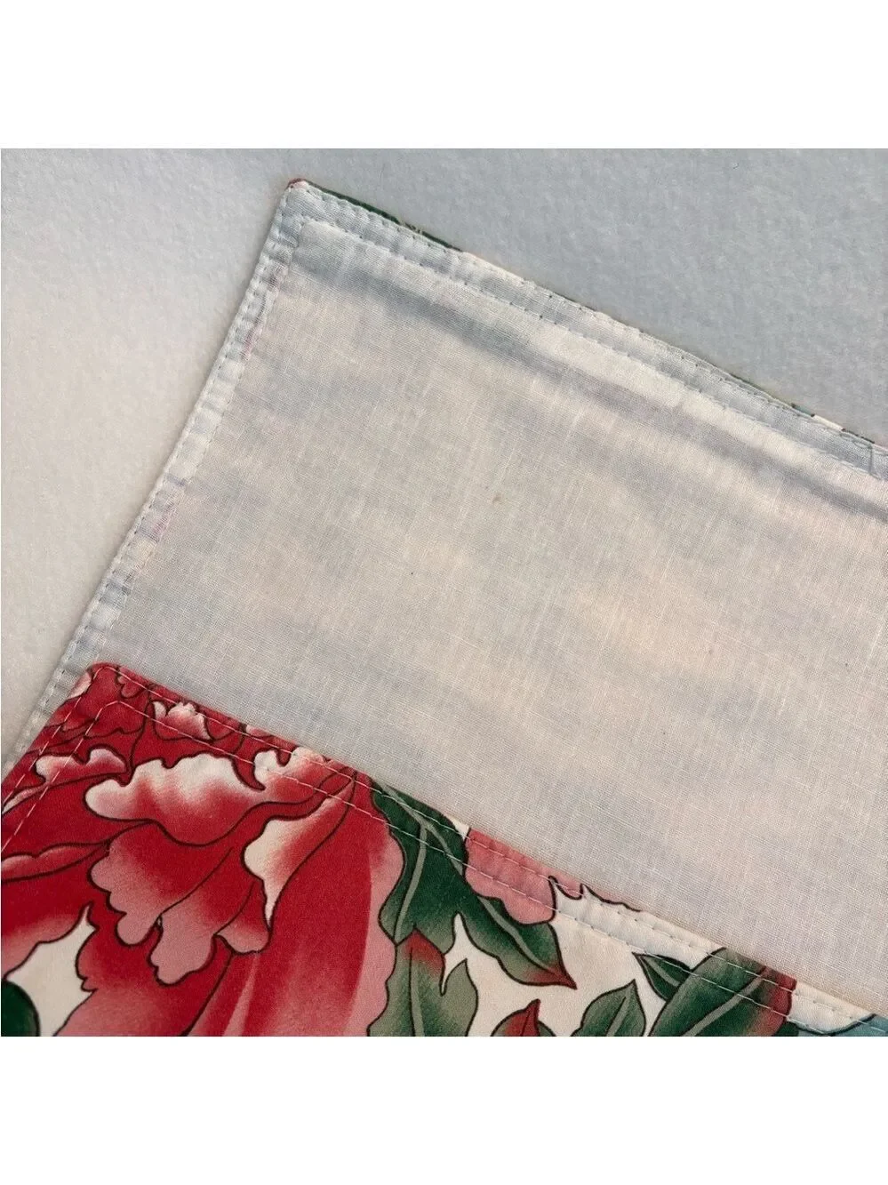 Floral Cotton Placemats x4 With Matching Napkins x6